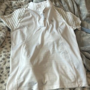 Ariat short sleeve show shirt never worn before with mesh parts